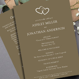 エレガントモダンシンプルエレメント結婚の プログラム