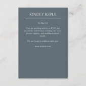 エレガントモダンシンプルエレメント結婚の 出欠カード (正面)