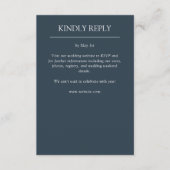 エレガントモダンシンプルエレメント結婚の 出欠カード (正面)