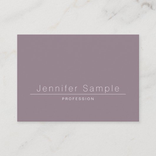 エレガントモダンシンプルサロンプレーンプロフェッショナル 名刺 (正面)