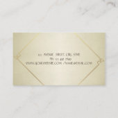 エレガントモダンシンプルシック 名刺 (裏面)