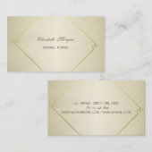 エレガントモダンシンプルシック 名刺 (正面/裏面)