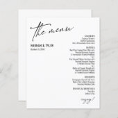 エレガントモダンシンプルタイポグラフィホワイトバジェット (正面/裏面)