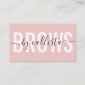 エレガントモダンシンプルタイポグラフィ 名刺 (正面)