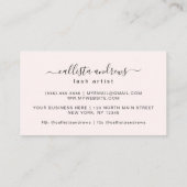 エレガントモダンシンプルタイポグラフィ 名刺 (裏面)