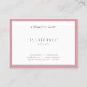 エレガントモダンシンプルテンプレートの色 名刺 (裏面)