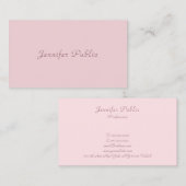 エレガントモダンシンプルテンプレートプロフェッショナル 名刺 (正面/裏面)