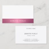 エレガントモダンシンプルデザインプロフェッショナルテンプレート 名刺 (正面/裏面)