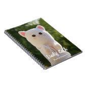 エレガントモダンシンプルパーソナライズされた写真 ノートブック (右側)