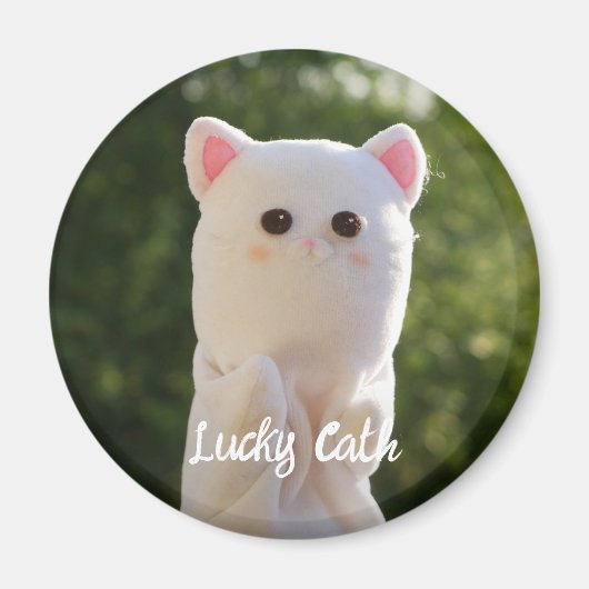 エレガントモダンシンプルパーソナライズされた写真 マグネット (正面)