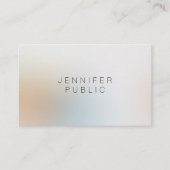 エレガントモダンシンプルプロフェッショナル美しいサロン 名刺 (正面)