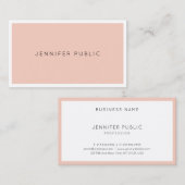 エレガントモダンシンプルプロフェッショナル芸術的デザイン 名刺 (正面/裏面)