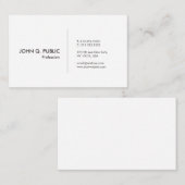 エレガントモダンシンプルプロフェッショナル 名刺 (正面/裏面)