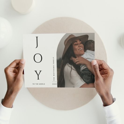 エレガントモダンシンプルミニマルArch写真 シーズンポストカード