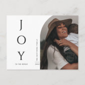 エレガントモダンシンプルミニマルArch写真 シーズンポストカード (正面)