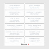 エレガントモダンシンプル住所 シール (シート)