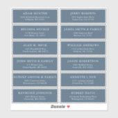 エレガントモダンシンプル住所 シール (シート)