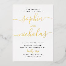 エレガントモダンシンプル婚約パーティ