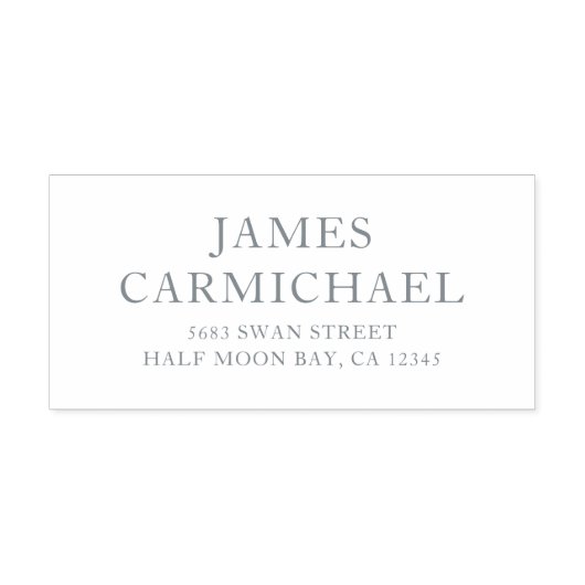 エレガントモダンシンプル差出人住所 セルフインキングスタンプ (デザイン)