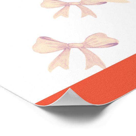 エレガントモダンシンプル愛ママ母の日 ポスター (角)