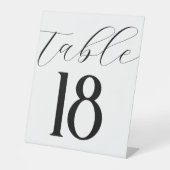 エレガントモダンシンプル表白黒 台座サイン (正面)