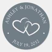 エレガントモダンシンプル要素 ラウンドシール (正面)