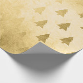 エレガントモダンシンプル金ゴールド ラッピングペーパー (角)