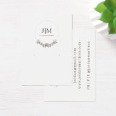 エレガントモダンジュエリーイヤリング表示モノグラム (デスク)