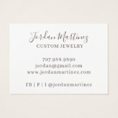 エレガントモダンジュエリーイヤリング表示モノグラム (裏面)