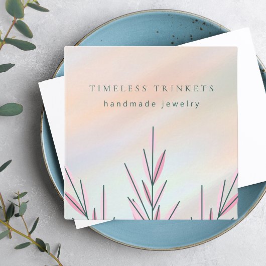 エレガントモダンジュエリー スクエア名刺