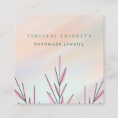 エレガントモダンジュエリー スクエア名刺 (正面)