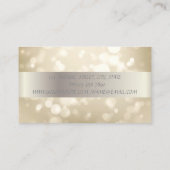 エレガントモダンスタイリッシュストライプ《写真》ぼけ味 名刺 (裏面)