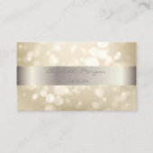 エレガントモダンスタイリッシュストライプ《写真》ぼけ味 名刺 (正面)