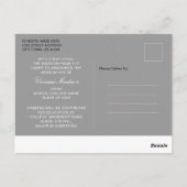 エレガントモダンスタイリッシュ写真 ポストカード (裏面)