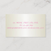 エレガントモダンスタイリッシュ唇 名刺 (裏面)