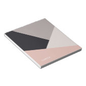 エレガントモダンスタイリッシュ幾色ブロック ノートパッド (アングル)