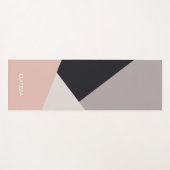 エレガントモダンスタイリッシュ幾色ブロック ヨガマット (正面(横))