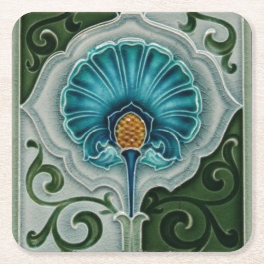 エレガントモダンスタイリッシュ新しい スクエアペーパーコースター (正面)