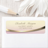 エレガントモダンスタイリッシュ洗練グラデーションさ ラベル (インサイチュ)