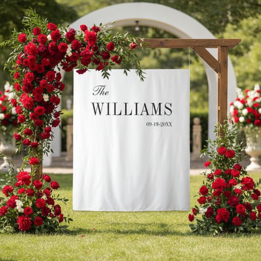 エレガントモダンスタイリッシュ結婚背景 タペストリー