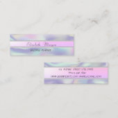 エレガントモダンスタイリッシュ自信受賞受賞歴 スキニー名刺 (正面/裏面)