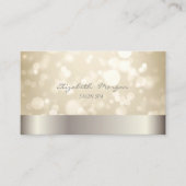 エレガントモダンスタイリッシュ《写真》ぼけ味 名刺 (正面)