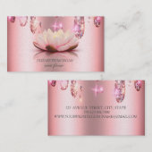 エレガントモダンスタイリッシュLotus 名刺 (正面/裏面)