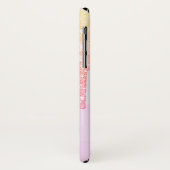 エレガントモダンストライプのグラデーショングリッター Case-Mate iPhoneケース (裏面/左)