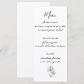 エレガントモダンス結婚クリプトのメニュー メニュー (正面/裏面)