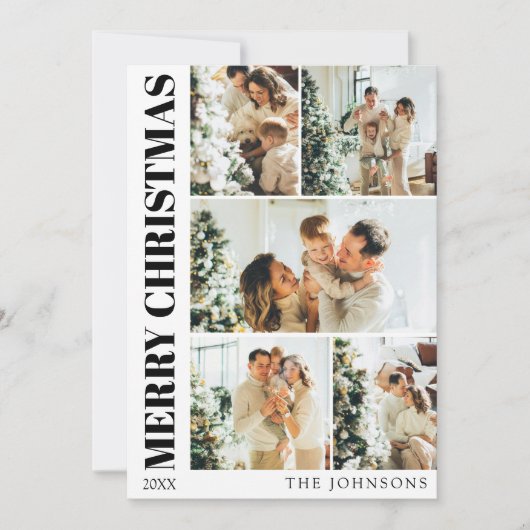 エレガントモダンタイポグラフィ シーズンカード (正面)