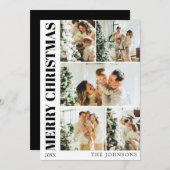 エレガントモダンタイポグラフィ シーズンカード (正面/裏面)