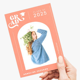 エレガントモダンタイポグラフィ 案内状