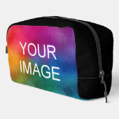 エレガントモダンテンプレート写真シンプル黒 ドップキット (右コーナー)