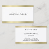 エレガントモダンデザインお洒落プロフェッショナル 名刺 (正面/裏面)